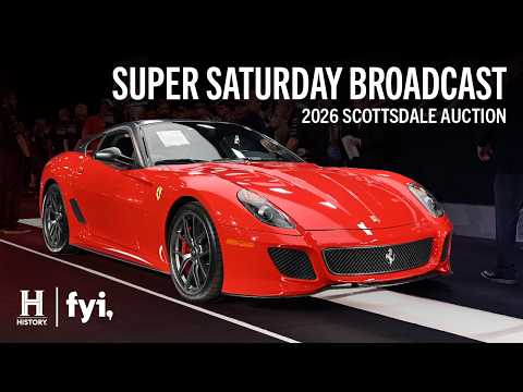 HISTORY Super Saturday Broadcast Replay // Barrett-Jackson 2026 Scottsdale Auction // Sat, Jan 24