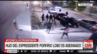Asesinan al hijo del expresidente de Honduras Porfirio Lobo, filtran videos del ataque mortal