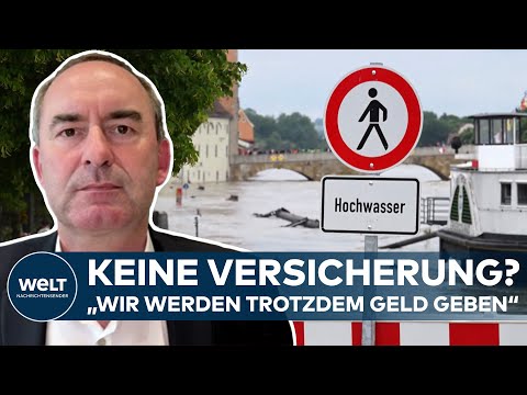 HOCHWASSER IN BAYERN - AIWANGER: „Werden Leuten, die keine Versicherung hatten, trotzdem Geld geben“