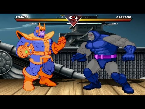 THANOS vs DARKSEID - AMAZING EPIC FIGHT BATTLE !