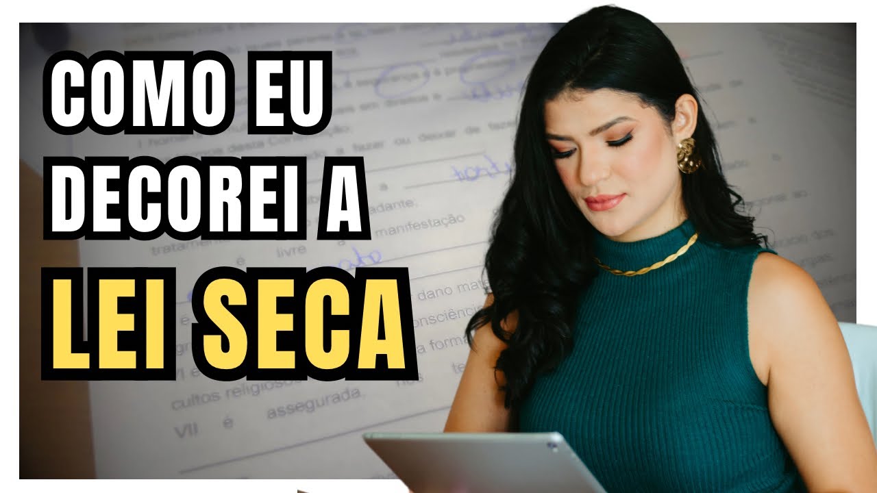 Como estudar LEI SECA | lembre tudo na prova 🧠