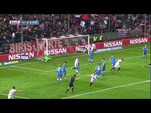 Gol de Alberto Moreno (1-0) en el Sevilla FC - Athletic Club - HD