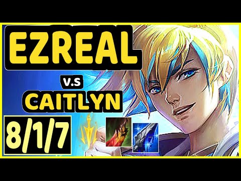 TOLERANT (EZREAL) vs CAITLYN - 8/1/7 KDA BOTTOM ADC GAMEPLAY - EUW Ranked DIAMOND