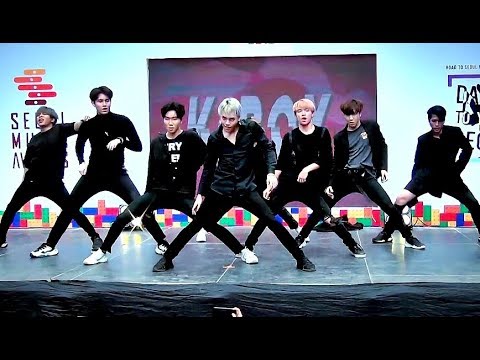 "K-BOY" cover "Simon Says+BOSS+Cherry Bomb" (NCT127) @ "SMA Dance To You Seoul Thailand 2018"