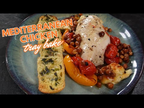 Baked Chicken & Halloumi with Spiced Chickpeas- So Good #quickmeals