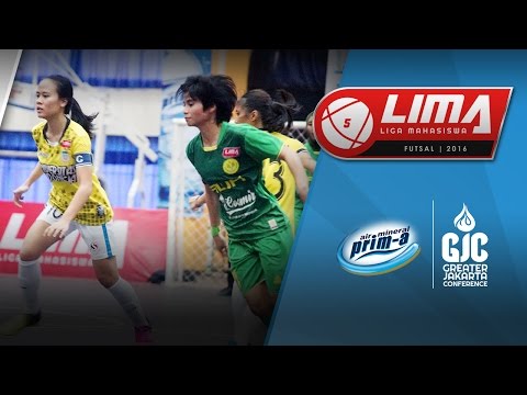LIMA Futsal Air Mineral Prim-A GJC Season 4: UNJ vs UI (Women's)