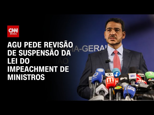 AGU pede que STF reconsidere decisão de Gilmar Mendes | CNN PRIME TIME