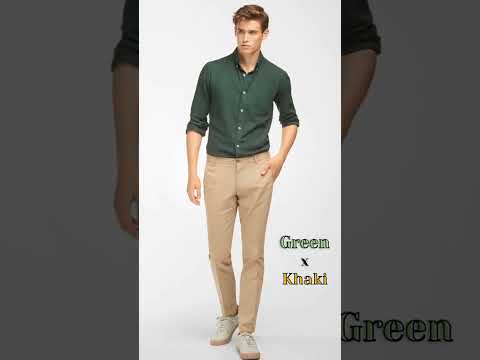 Best outfit color combination with Khaki | Part 3