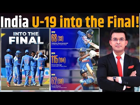 IND vs AFG, U19 World Cup : India crush Afghanistan by 7 wickets, set up final clash with England !