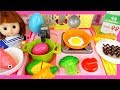 Baby doli food cart and cooking toys play