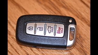 DIY - How to change SmartKey Key fob Battery on Hyundai Genesis / Sonata / Equus