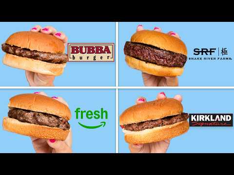 Pro Chefs Blind Taste Test Every Frozen Burger | The Taste Panel | Epicurious