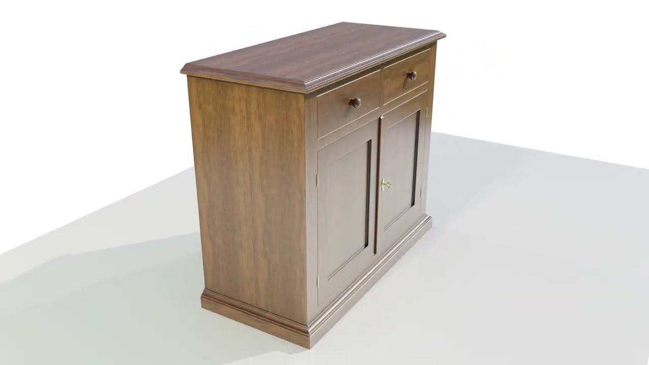 Classic Low Cabinet 3D Model