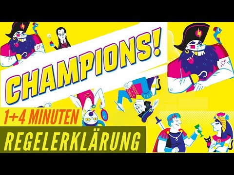 Champions Regeln Anleitung erklärt - Partyspiel - Brettspiel 2023
