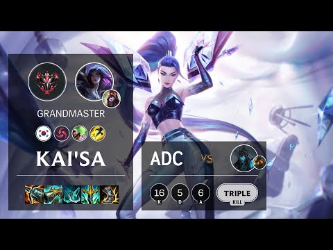 Kai'Sa ADC vs Kalista - KR Grandmaster Patch 11.11