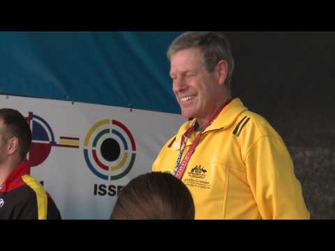 Podium and Interview with Warren POTENT (AUS) - ISSF World Championship 2014, Granada (ESP)