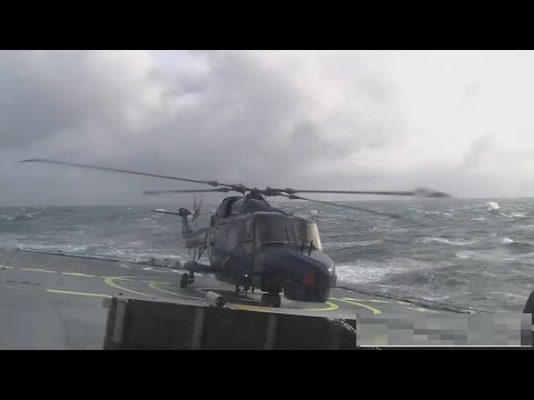 Mistrzowskie lądowanie helikopterem