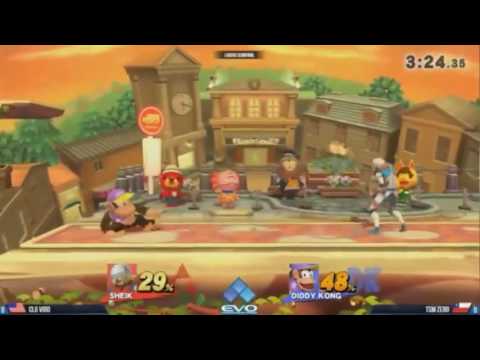 EVO 2016 - Loser's Semis - Zero [Diddy] vs Void [Sheik] - Super smash bros for wii u
