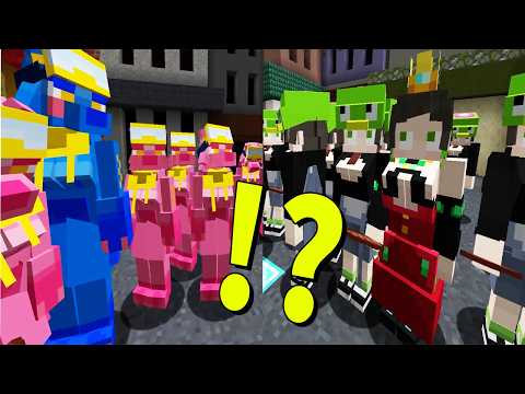 うぉうぉかみｖｓしらそる 癖がヤバすぎる専用スキンでどちらが一番か争ってみた - マインクラフト【KUN】