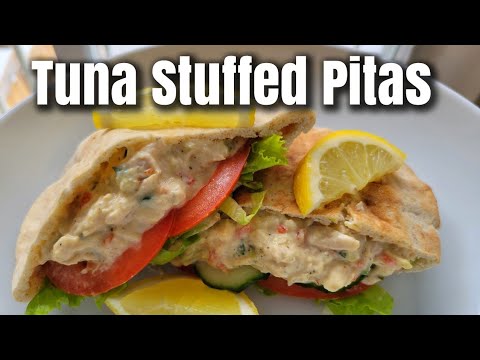 Delicious Tuna stuffed Pitas | Tuna sandwiches