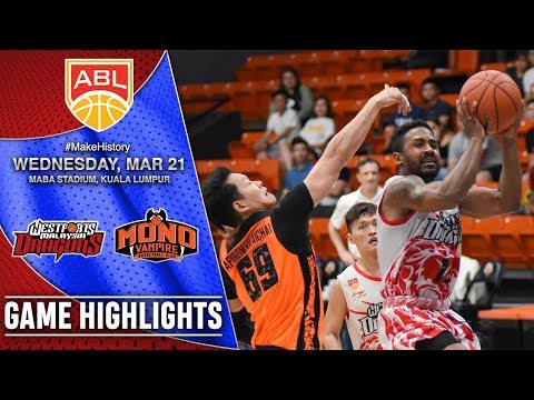 Westports Malaysia Dragons vs Mono Vampire | HIGHLIGHTS | 2017 2018 ASEAN Basketball League