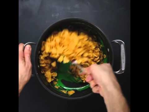 Corn Flake Holly Wreaths