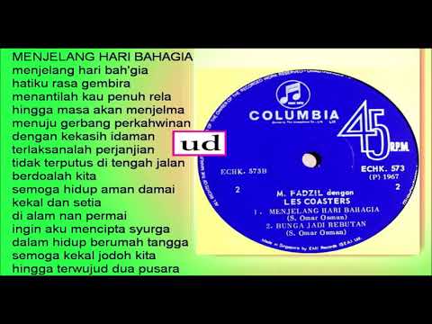 M. Fadzil & Les Coasters - Menjelang Hari Bahagia (S. Omar Osman) - 1967