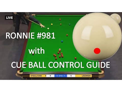 Ronnie O'Sullivan 118 #981 | Cue Ball Control Guide