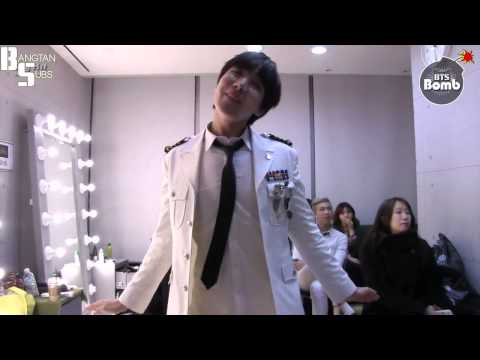 [ENG] 150217 [BANGTAN BOMB] touch my body~ body~ j-hope likes this song!