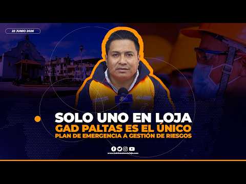 Entrevista: Cesar Uyaguari - Paltas es el único en cumplir plan para SNGR Loja | LO DEL MOMENTO LOJA