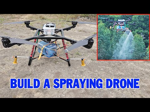 Build A Spraying Drone Plant Protection - Homemade Agriculture Drone