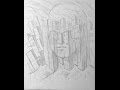 Fast Motion Sketch Cityscape Study