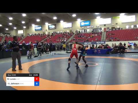 2018 Marine Corps US Open/Senior Men's Greco-Roman 63 Rnd Of 16 - Dylan Lucas (Unat) Vs. Xavier Jo