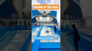 Ovation of the Seas activities by Royal Caribbean #cruise #vlog