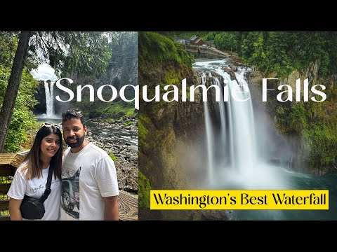 Most famous waterfall in Washington USA  | Snoqualmie Falls | Travel Vlog