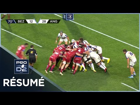 PRO D2 - Résumé AS Béziers Hérault-SA XV Charente: 24-28 - J2 - Saison 2020/2021