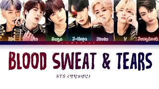 Download lagu BTS (방탄소년단) Blood Sweat and Tears Lyrics (피 땀 눈물) Han|Rom|Eng Color Coded mp3