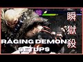 Street Fighter 6 : Raging Demon Setup Match Compilation! Become the Demon!