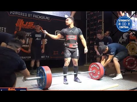 Rodrigo Manzo - 1st Place 66 kg - USAPL Raw Nationals 2019 - 670 kg Total