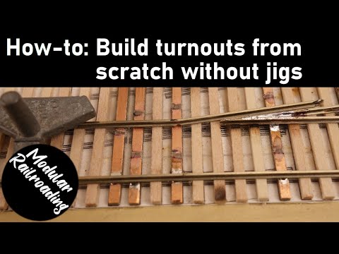 How to build turnouts without jigs