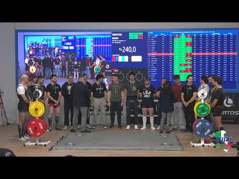 8° CAMPIONATO ITALIANO CLASSIC DI POWERLIFTING MASCHILE SENIOR - Cat.-83 kg. 1° e 2° gruppo