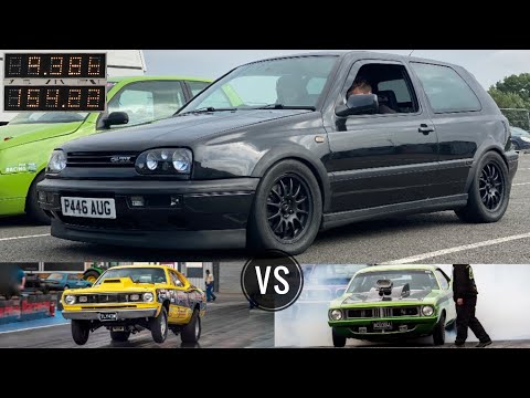 #GOLVO vs V8 Muscle Cars - Shakedown Day #2 - NEW PB