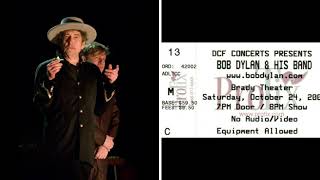 Bob Dylan - I Feel a Change Comin' On (Tulsa 2009)