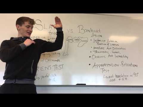 SLAP tear vs. Bankart lesion