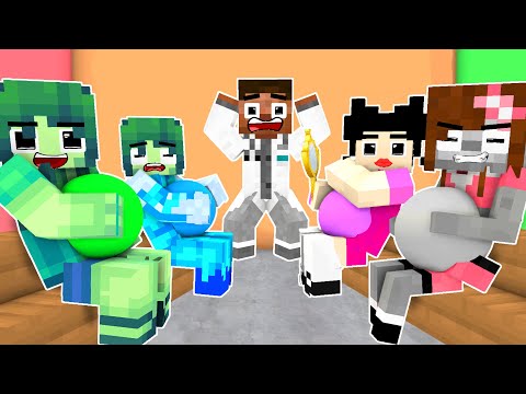 GA Animations - Monster School : Baby Zombie x Squid Game Doll Pregnant Trouble  -  Minecraft Animation