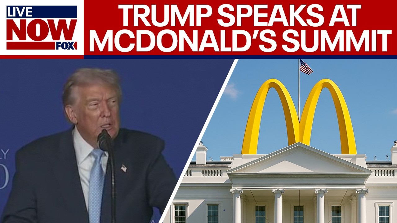 Trump speaks at McDonald's Impact Summit