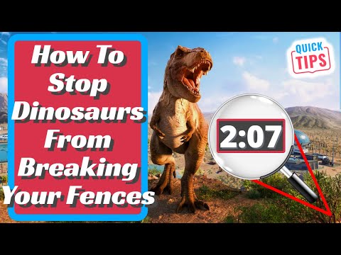 Jurassic World Evolution 2 - How To Stop Dinosaurs From Breaking Your Fences