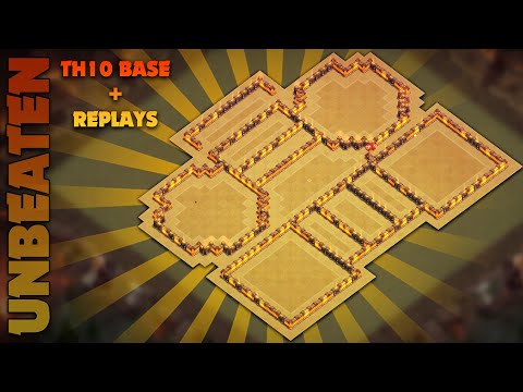BEST TH10 Base Link | New Town Hall 10 (TH 10) War Base With Replays - Clash of Clans