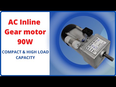 1 hp foot mounting ac inline gear motor, for industrial, 30 ...