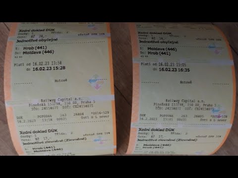 Speciál za 300 odběratelů, jízda vlakem do stanice Moldava v Krušných horách